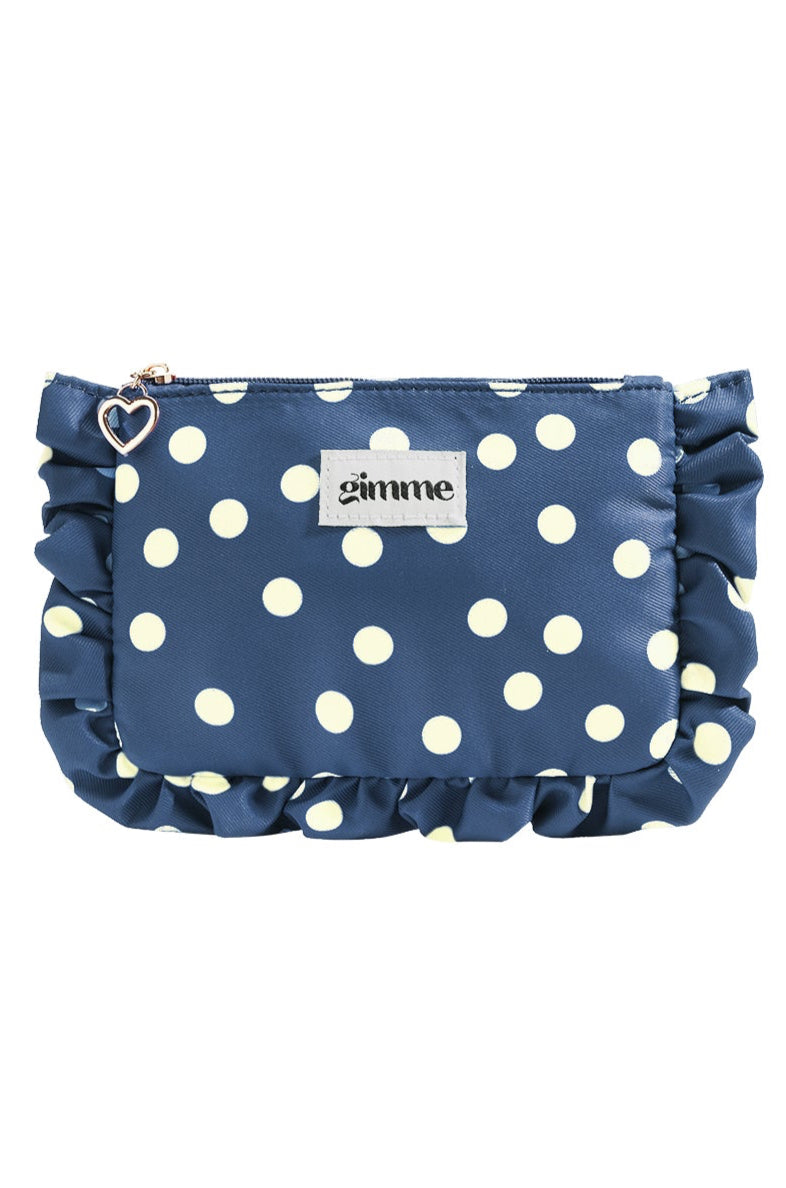 Neceser Clutch de Lunares Azul