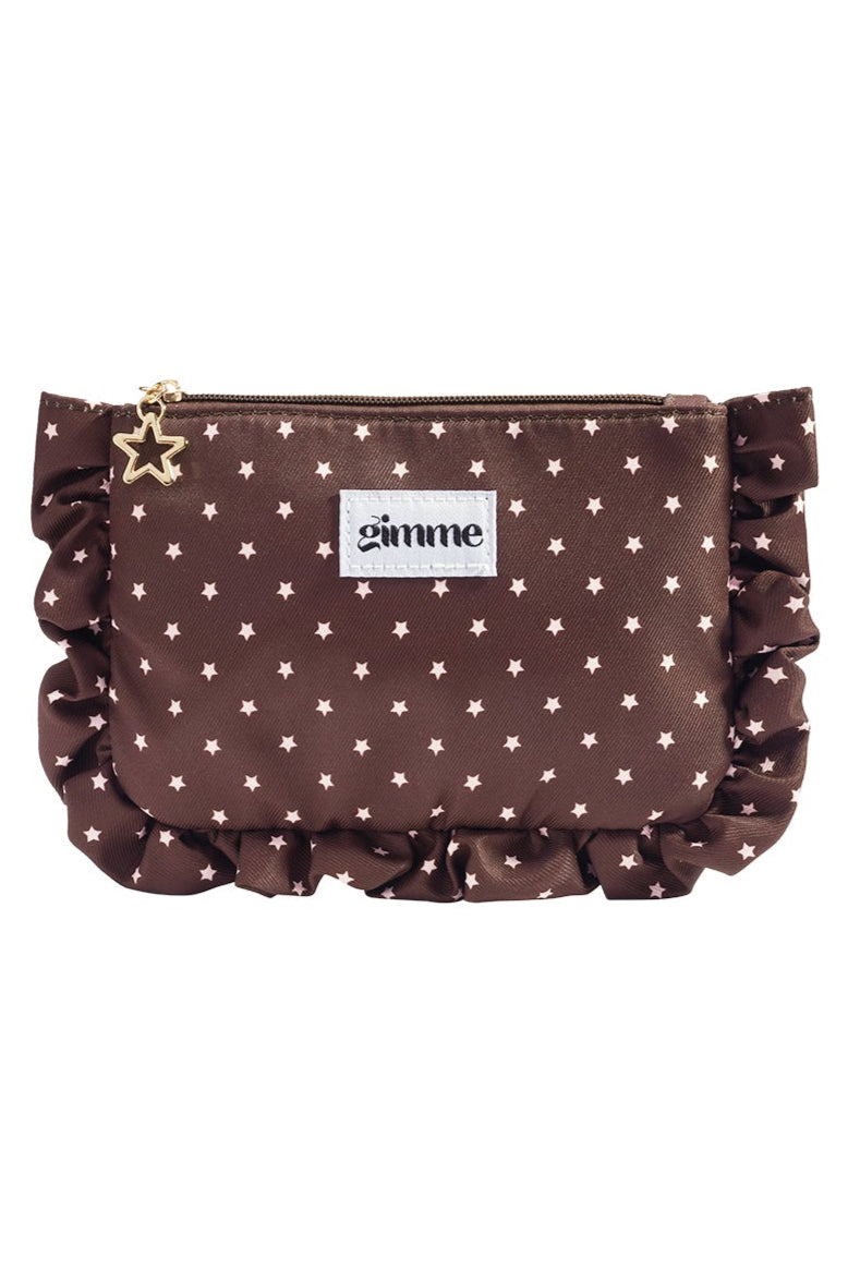 Neceser Clutch de Estrellas Marron
