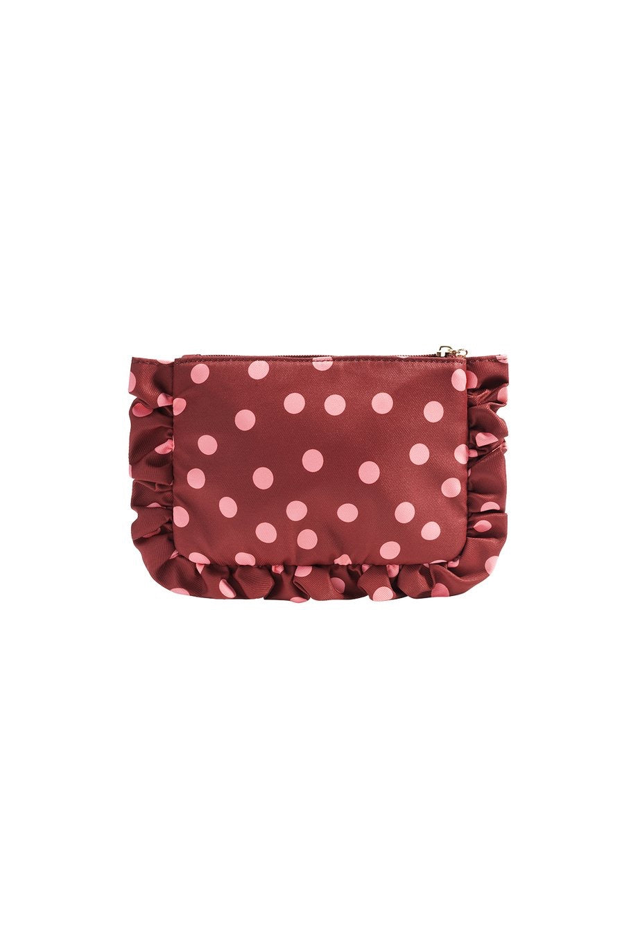 Neceser Clutch de Lunares Rojo