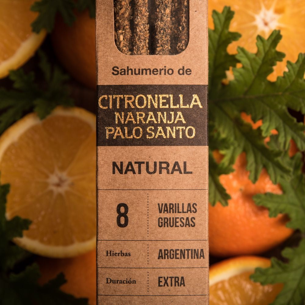 Incienso Citronela Naranja Palo Santo