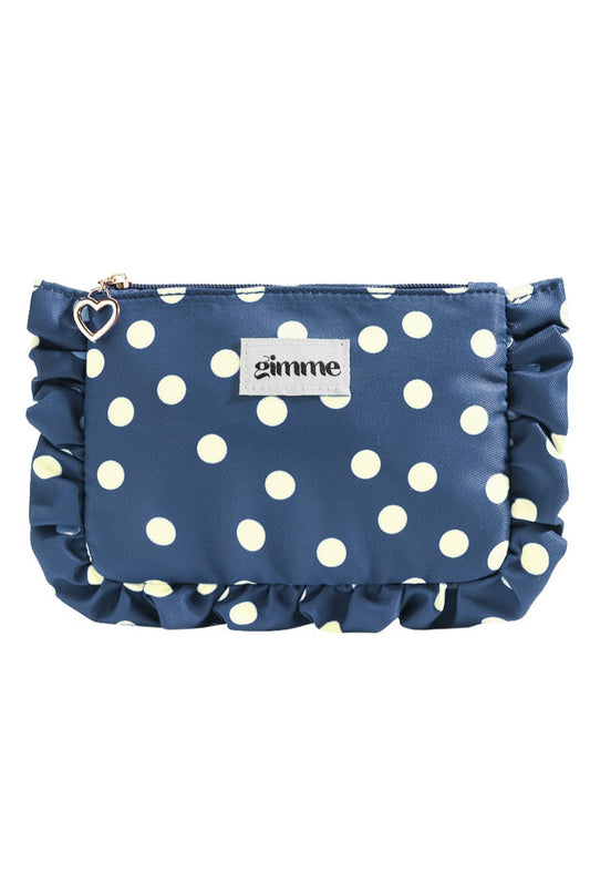 Neceser Clutch de Lunares Azul
