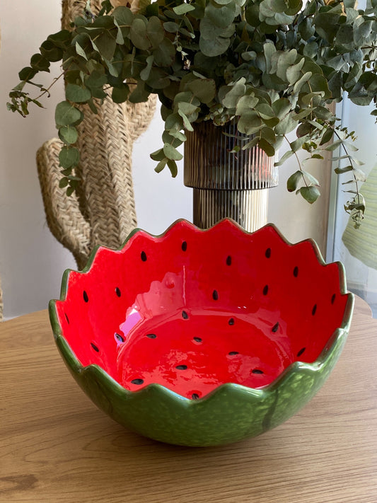 Bol Gres Sandia Verde Grande