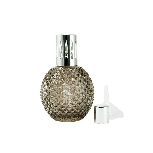 Lámpara Catalítica Cristal Ahumado Facetado 400ml
