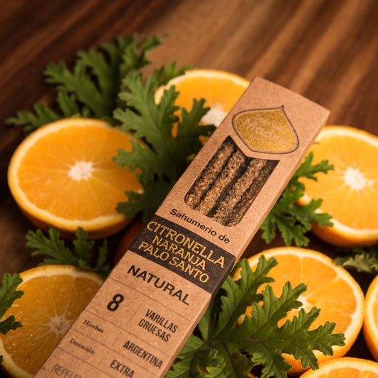 Incienso Citronela Naranja Palo Santo
