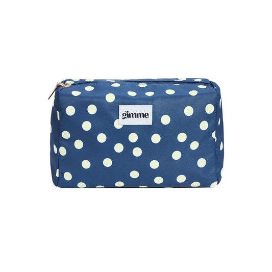 Neceser de Lunares Azul