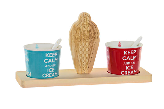 Set Cerámica Helados